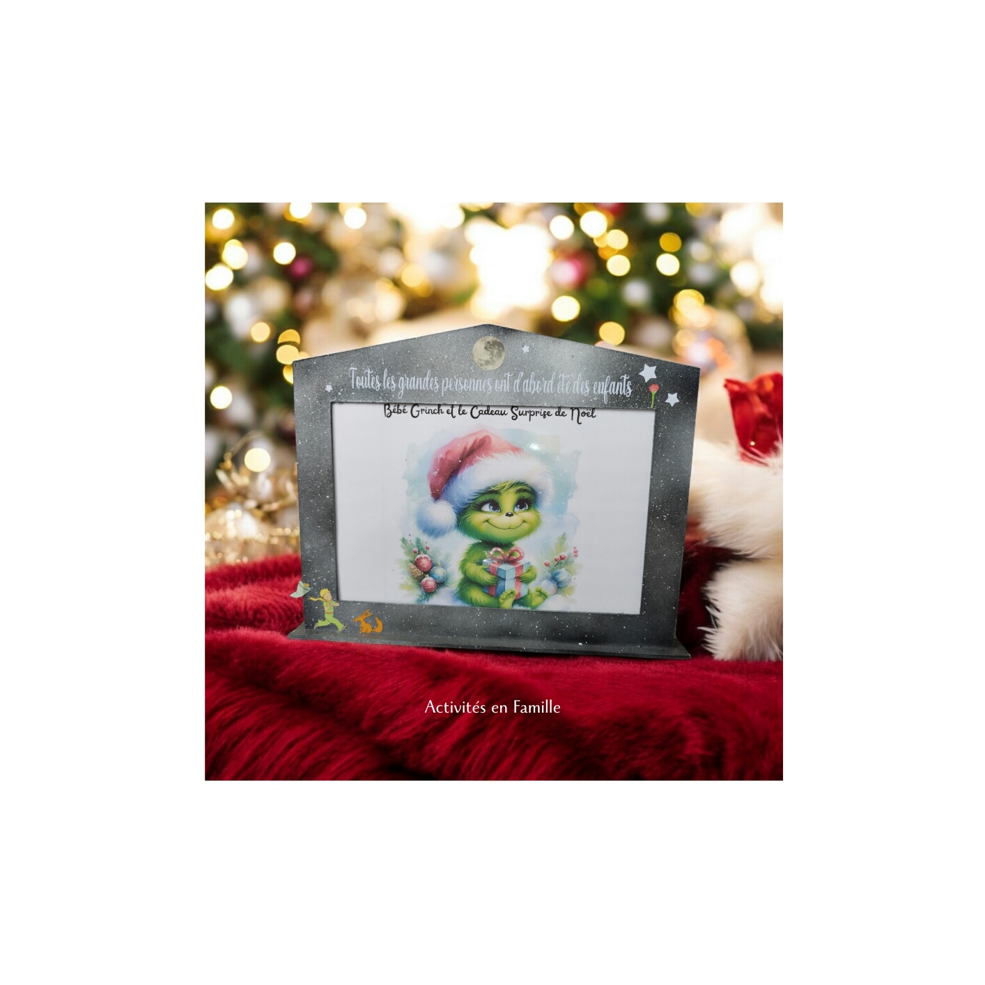 Histoire Kamishibaï » Bébé Grinch et le Cadeau Surprise de Noël «