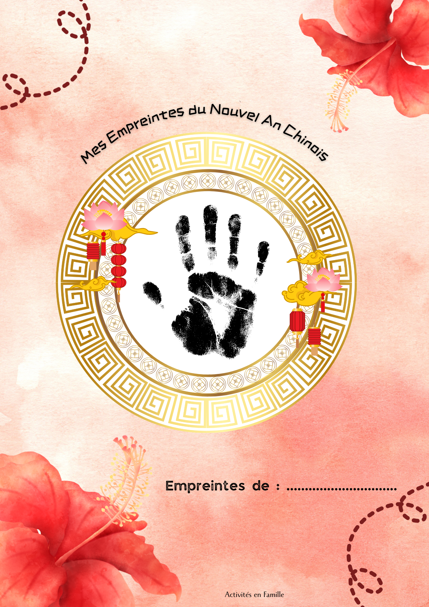 Livret d&rsquo;Empreintes du Nouvel An Chinois