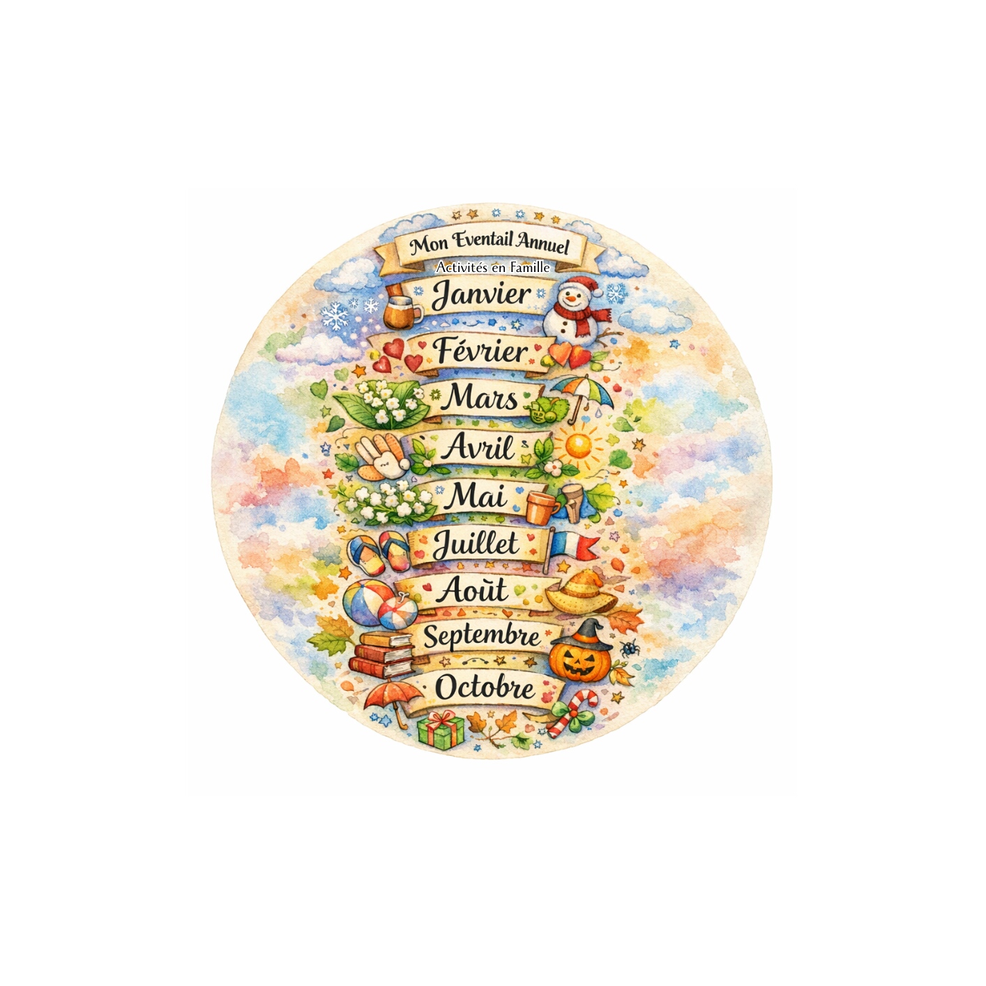 L&rsquo;Eventail mensuel