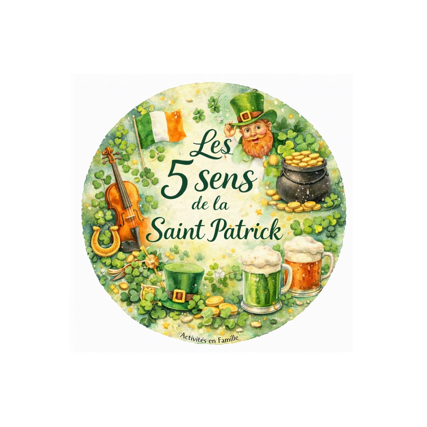 Livret des 5 sens de la Saint Patrick