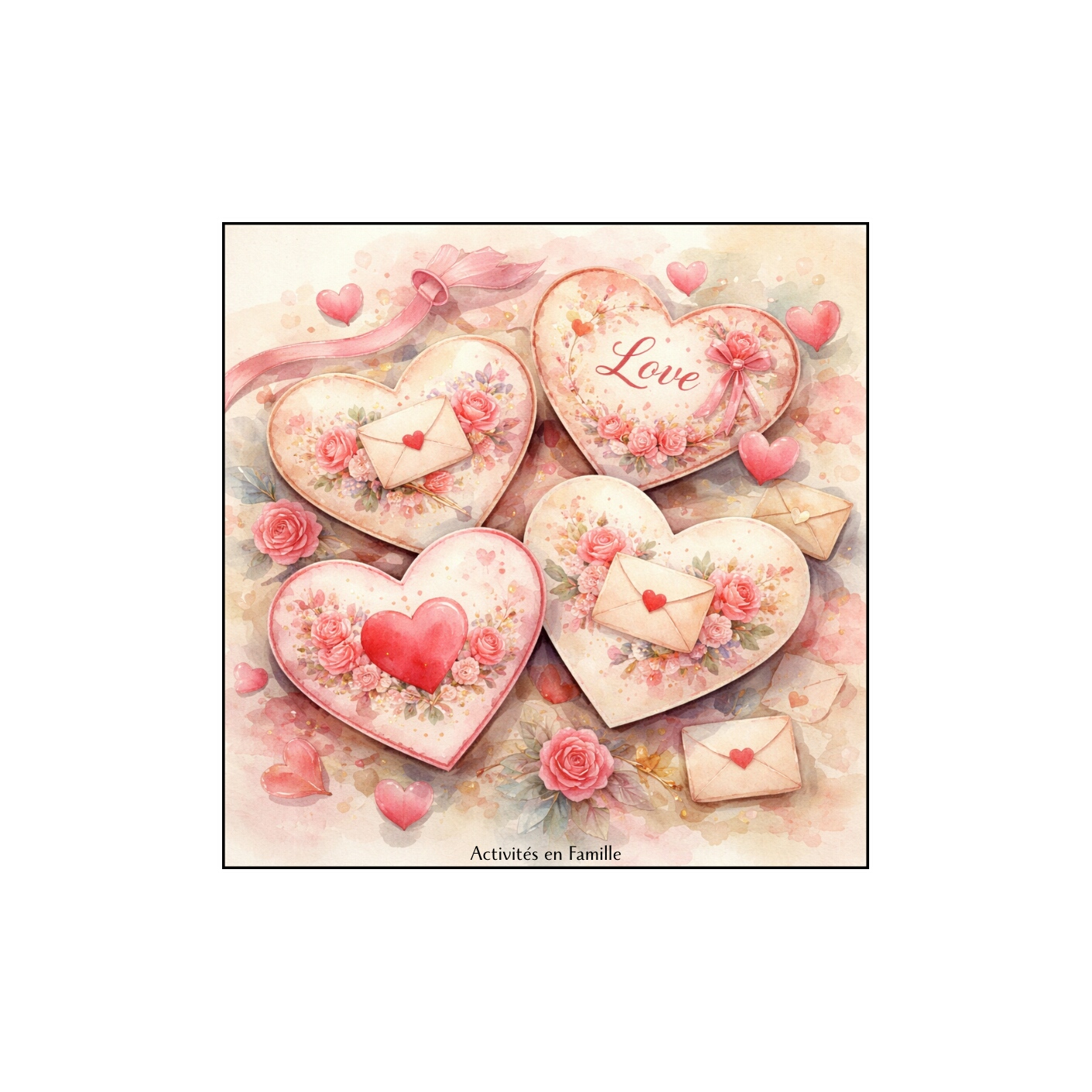 Carte cœur d’Amour