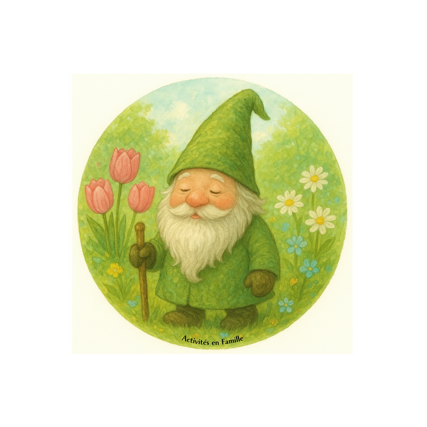 Fiche Gnome du Printemps