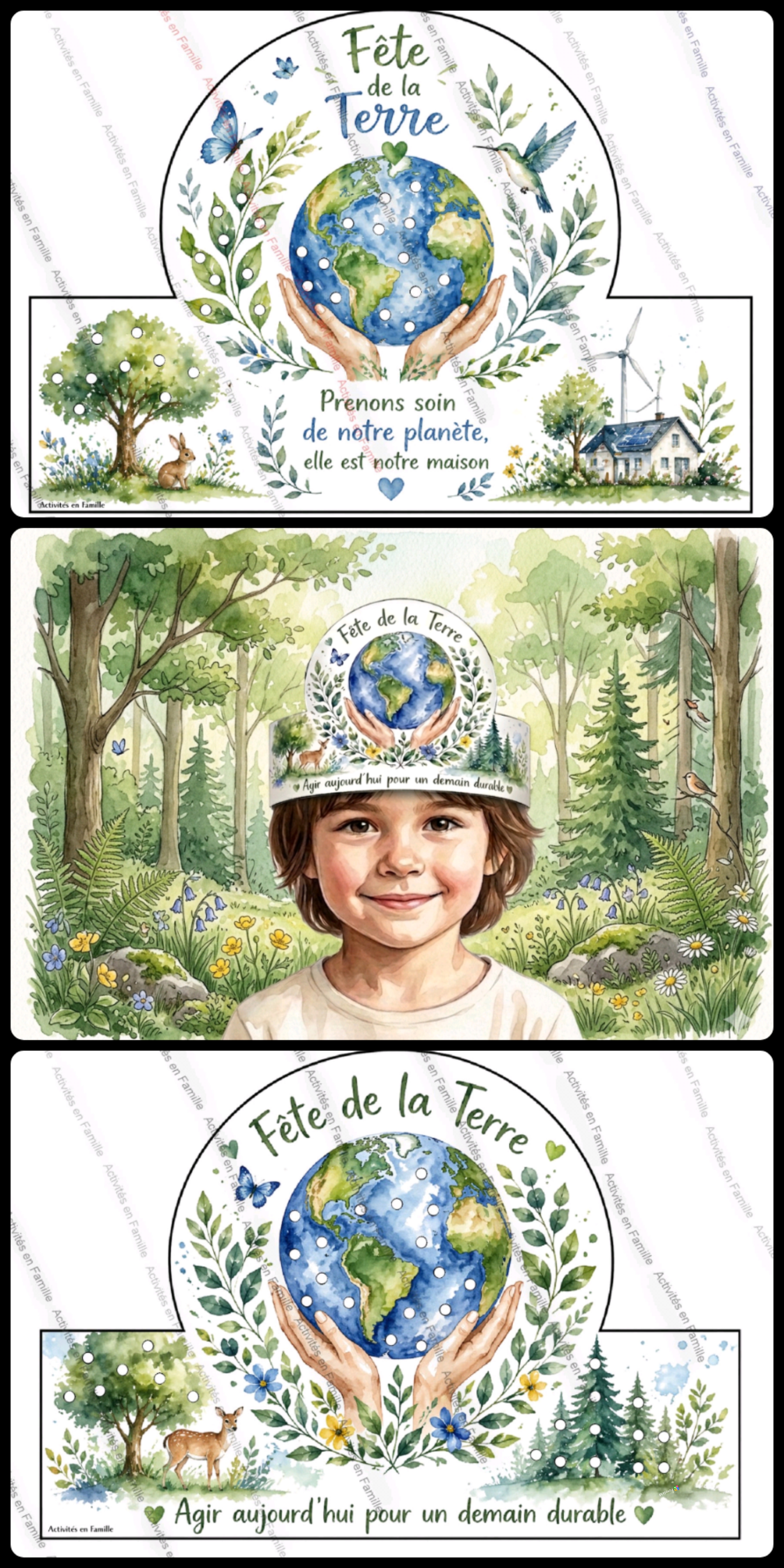 Couronnes pour la Fête de la Terre
