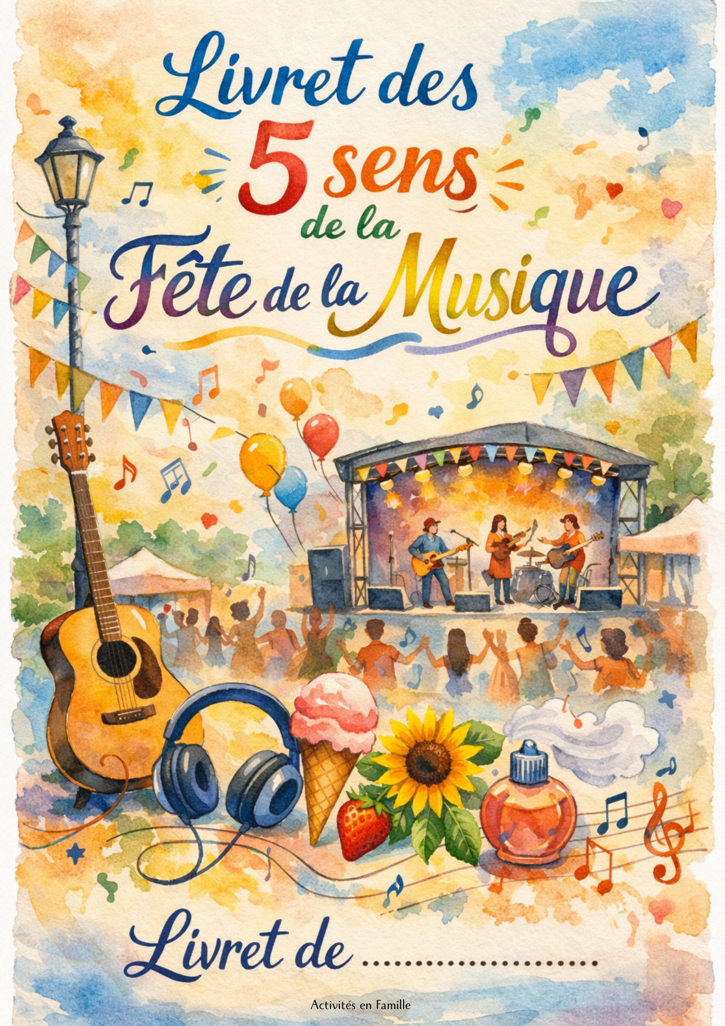 Livret des 5 sens de la Fête de la Musique