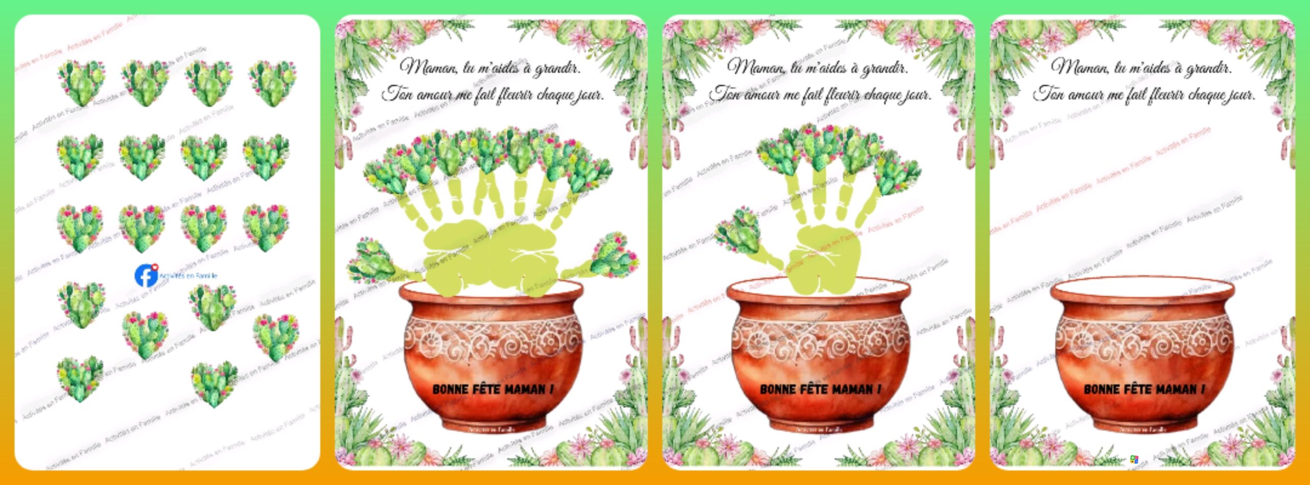 Cadeau Cactus de l&rsquo;Amour pour maman