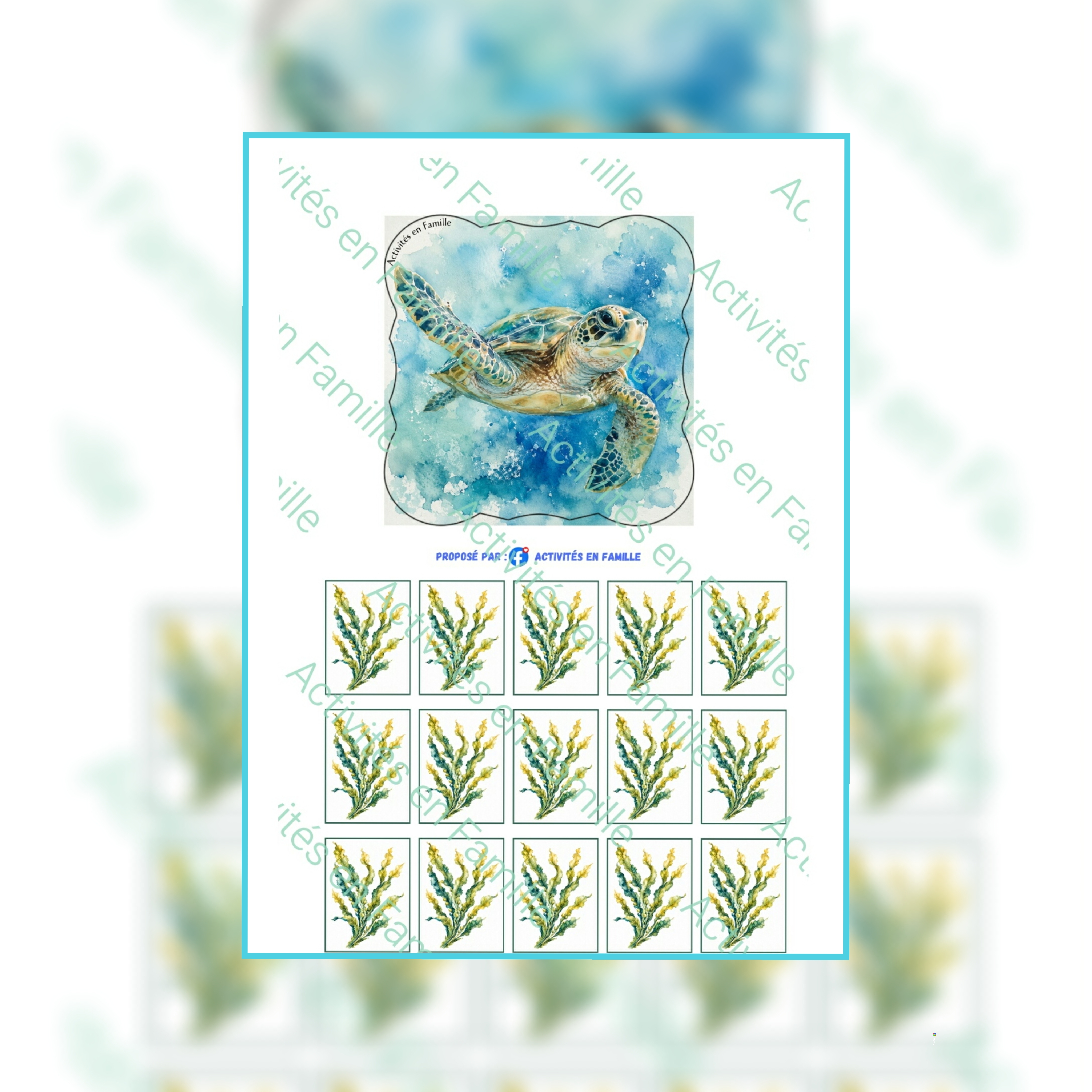 Couvercle Blédichef Tortue
