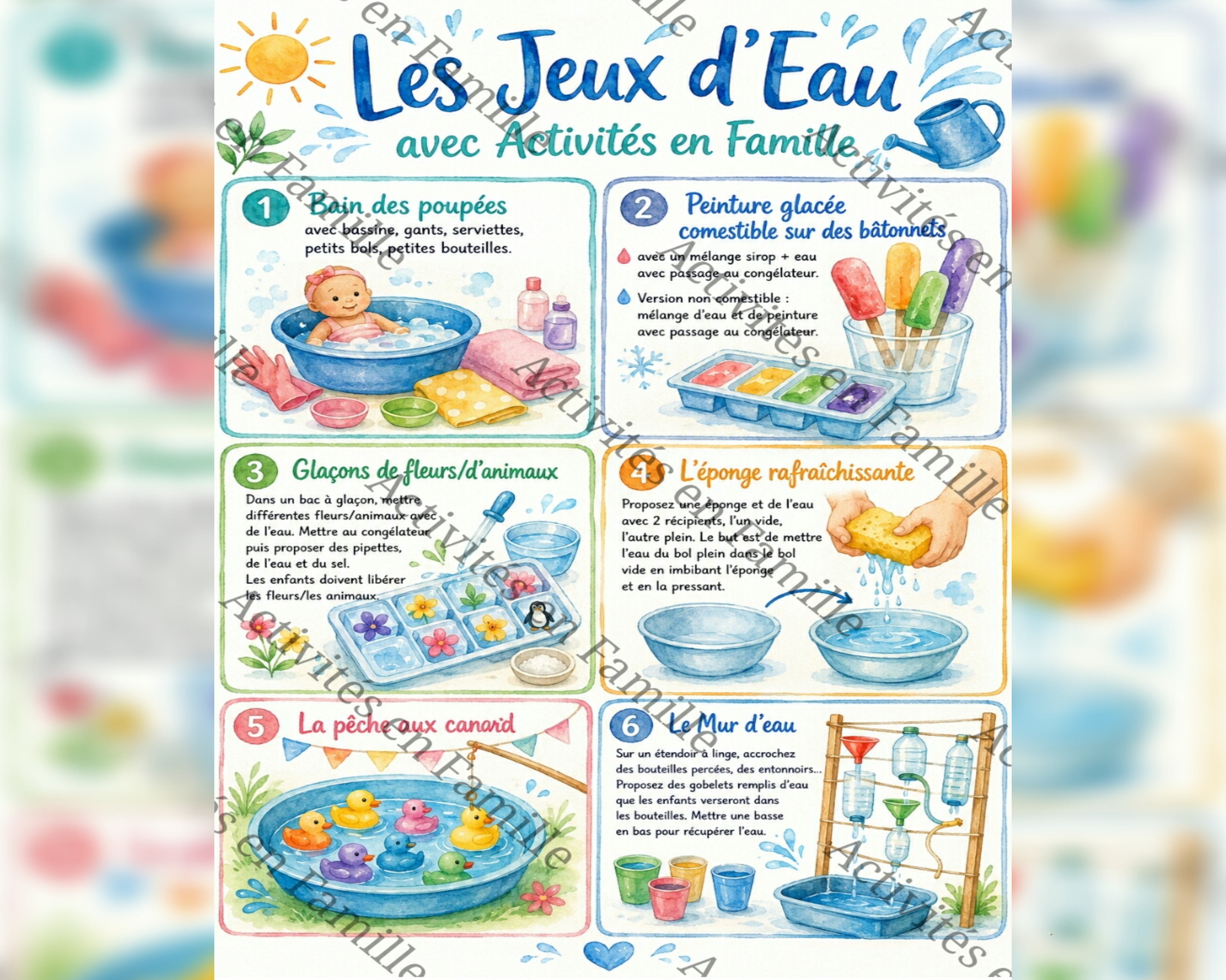 6 idées d&rsquo;activités de jeux d&rsquo;eau