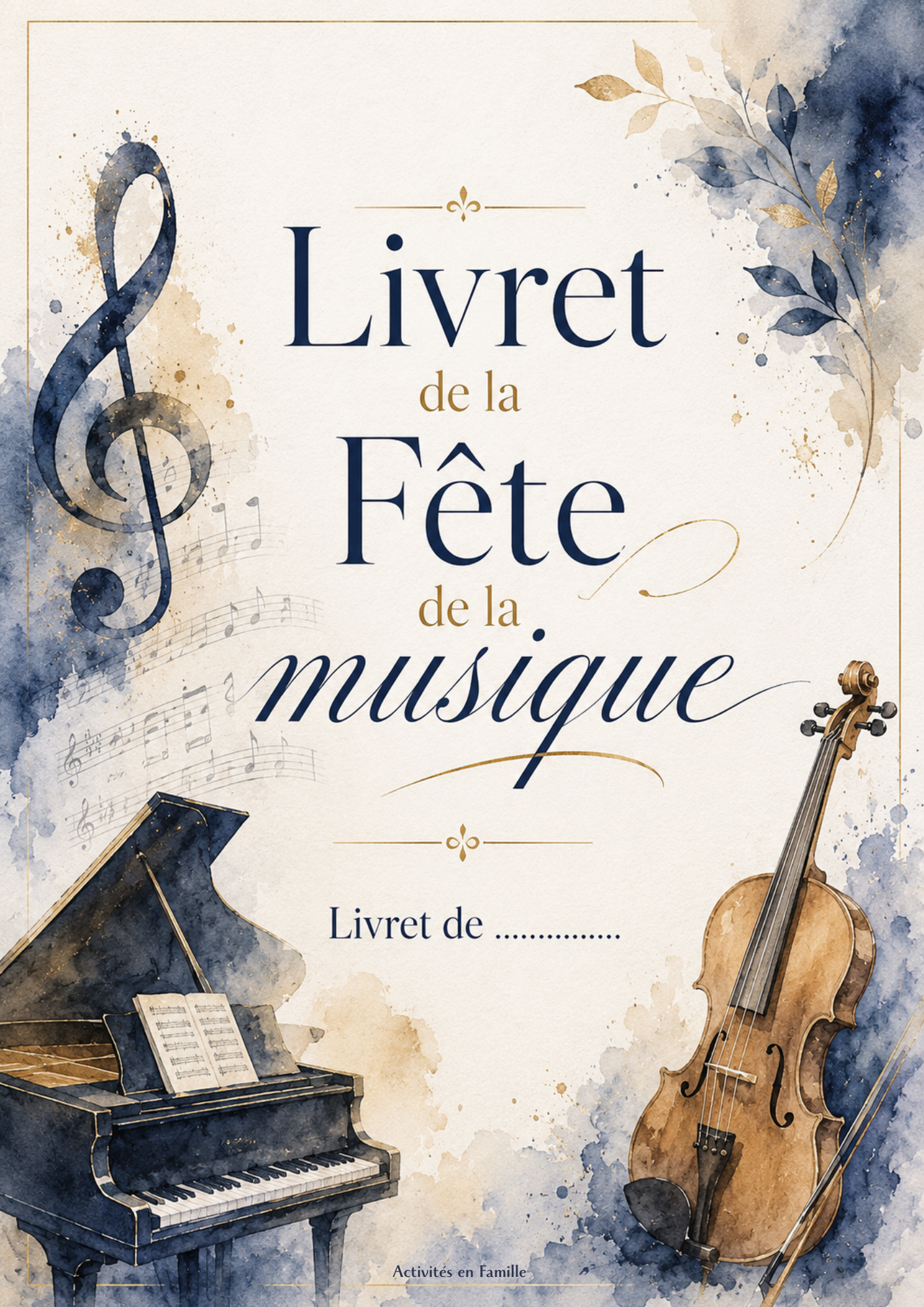 Livret d&rsquo;activités Fête de la Musique