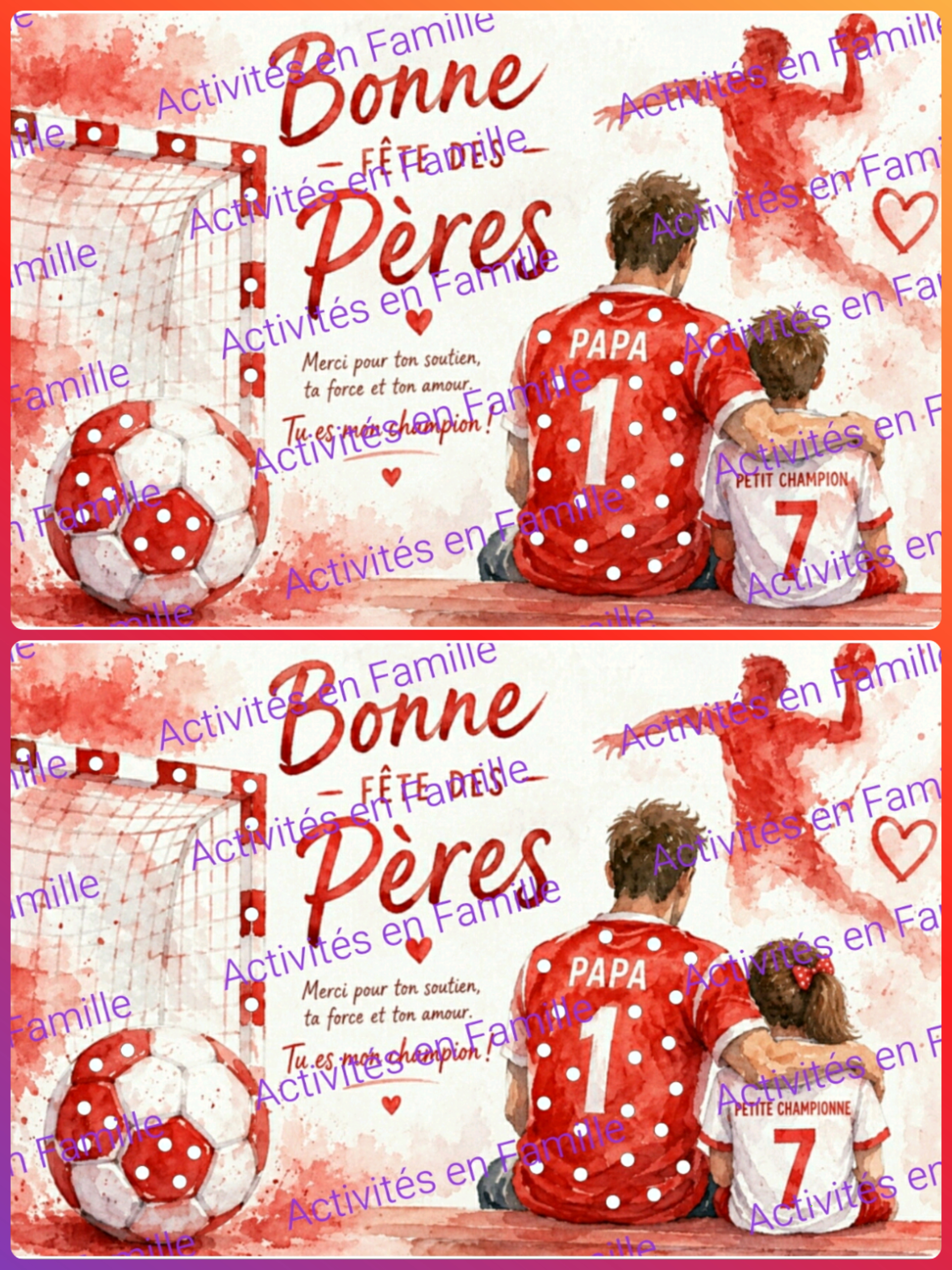 Un cadeau de champion : L&rsquo;activité peinture au coton-tige spéciale Handball !