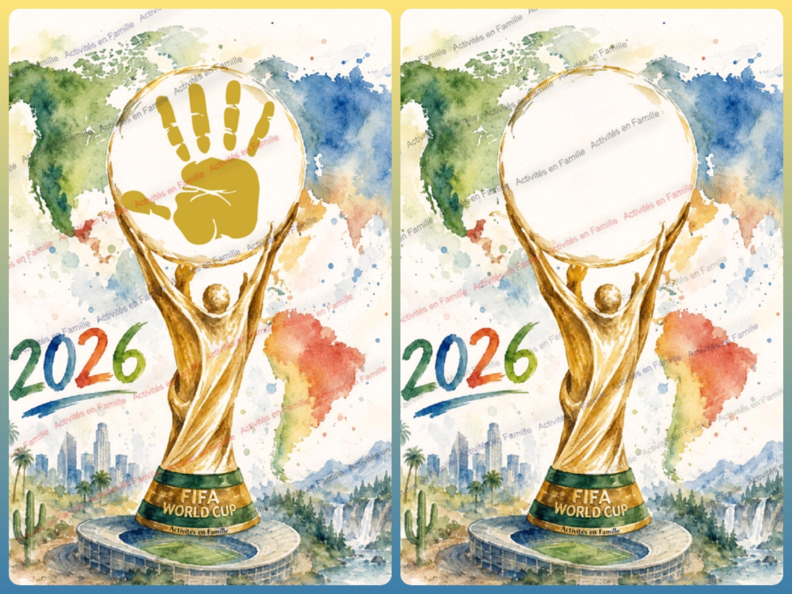 Coupe du Monde 2026 : L’empreinte souvenir des petits champions !