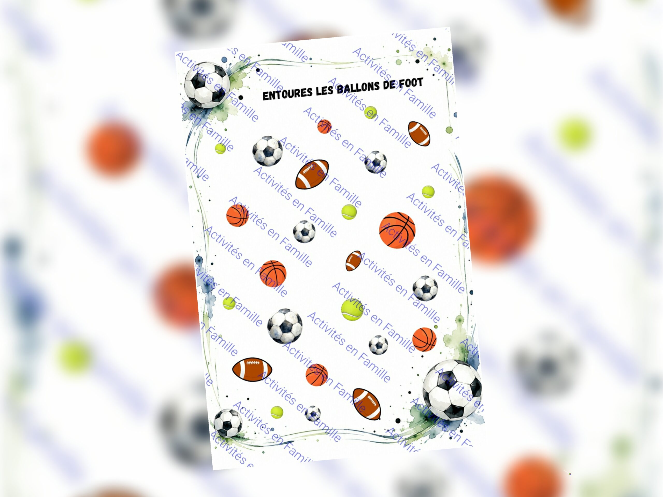 Cherche et trouve : Chasse aux ballons de foot pour la Coupe du Monde !