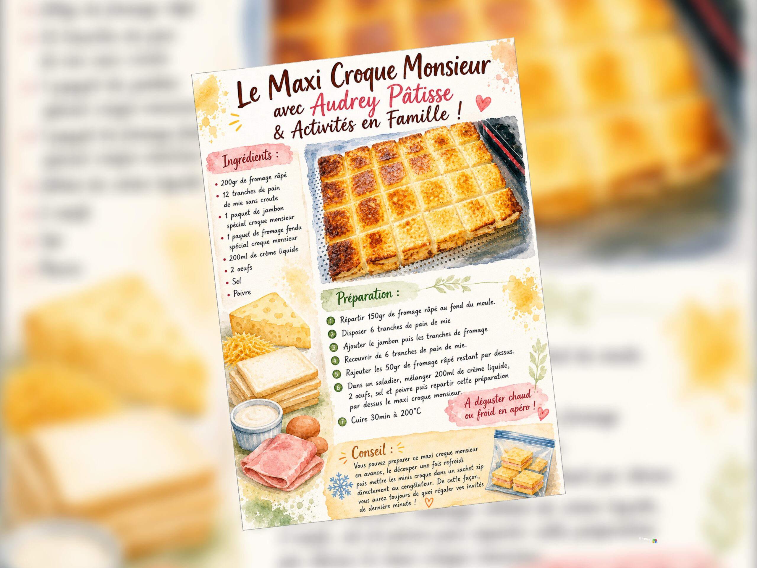 Le Maxi Croque-Monsieur XXL : le roi de l&rsquo;apéro et des soirs de flemme !