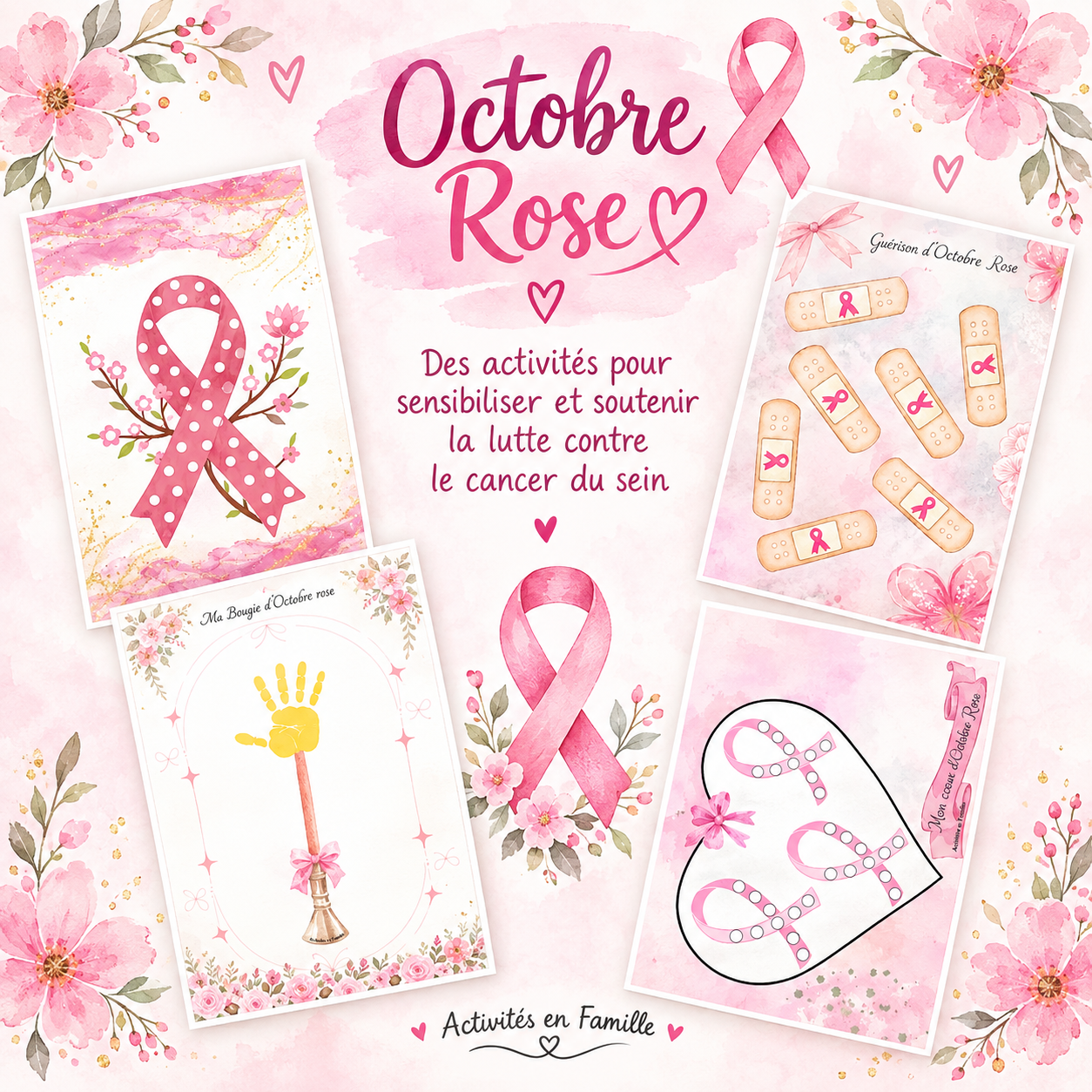 Ensembles pour Octobre Rose : Sensibiliser en douceur avec les enfants